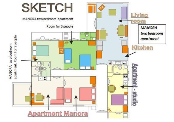 Manora Sucuraj 2 Bedroom Apartment Exteriér fotografie